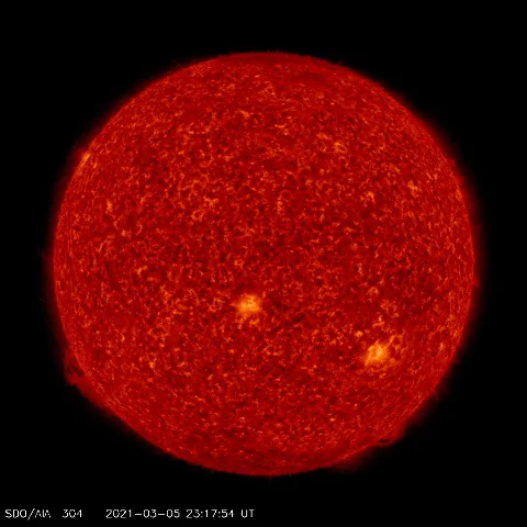 Image of Sun's transition region