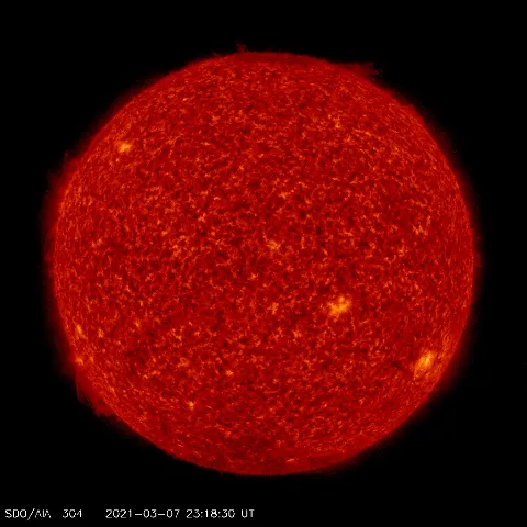 Image of Sun's transition region