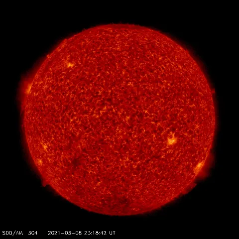 Image of Sun's transition region