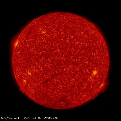 Image of Sun's transition region