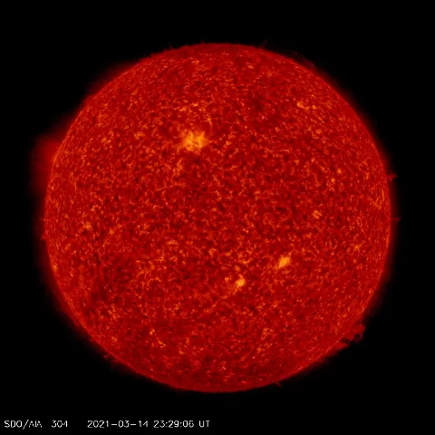 Image of Sun's transition region