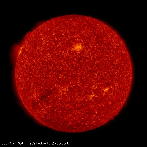 Image of Sun's transition region