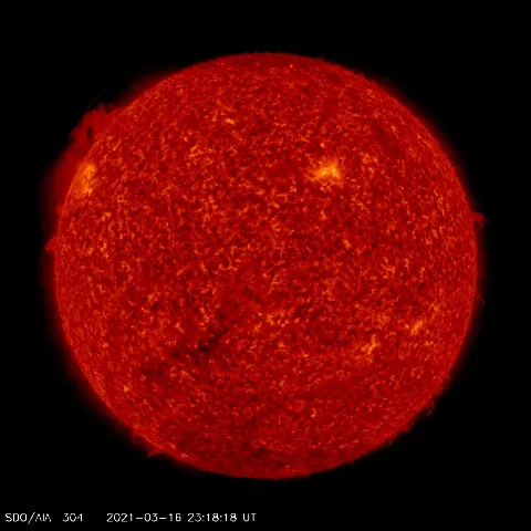 Image of Sun's transition region