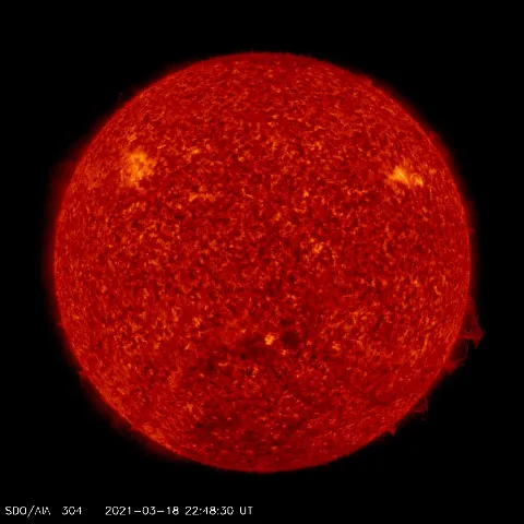 Image of Sun's transition region