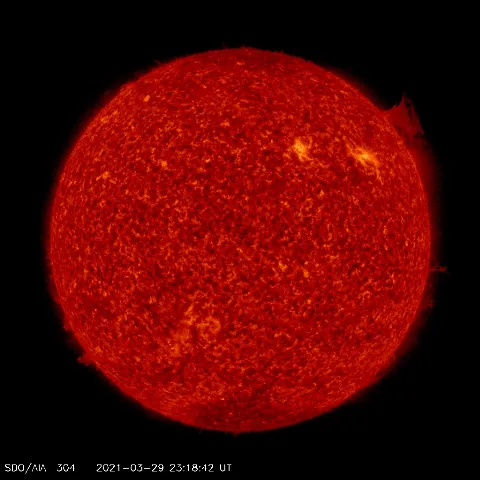 Image of Sun's transition region