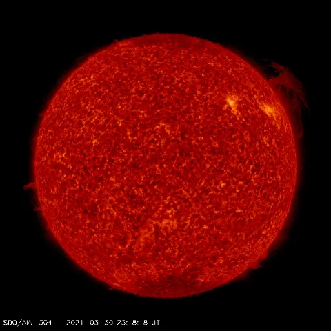 Image of Sun's transition region