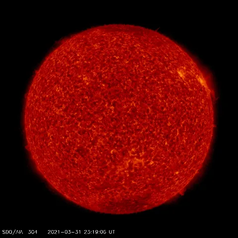 Image of Sun's transition region