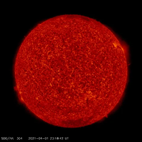 Image of Sun's transition region