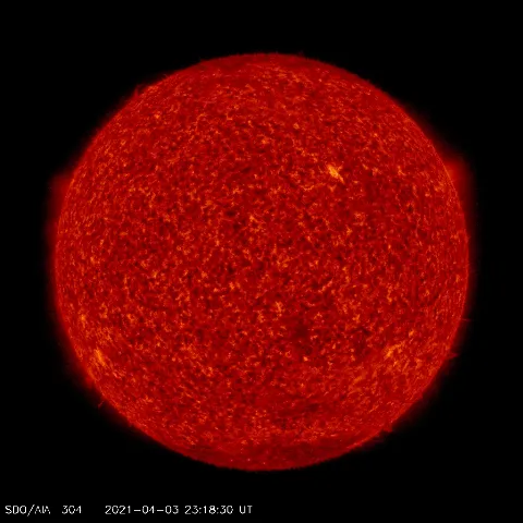 Image of Sun's transition region