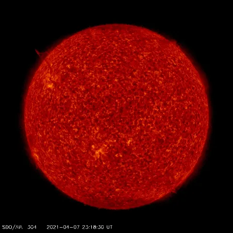 Image of Sun's transition region