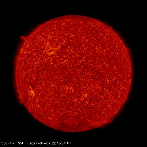 Image of Sun's transition region