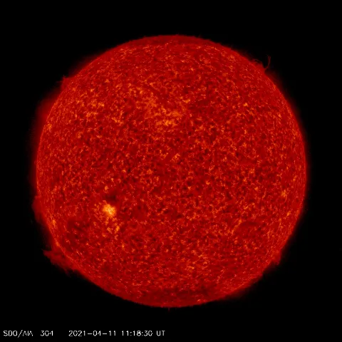 Image of Sun's transition region