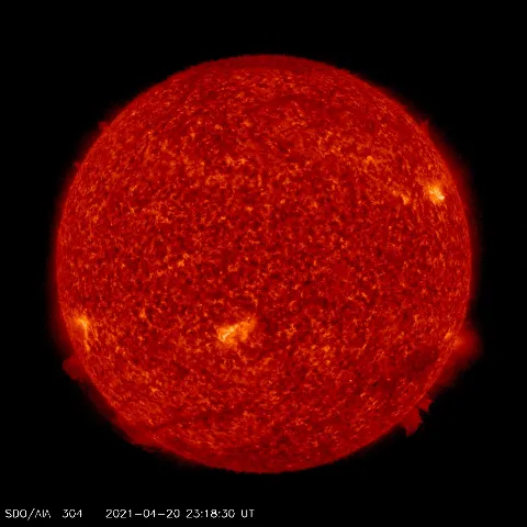 Image of Sun's transition region