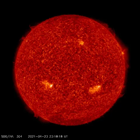 Image of Sun's transition region