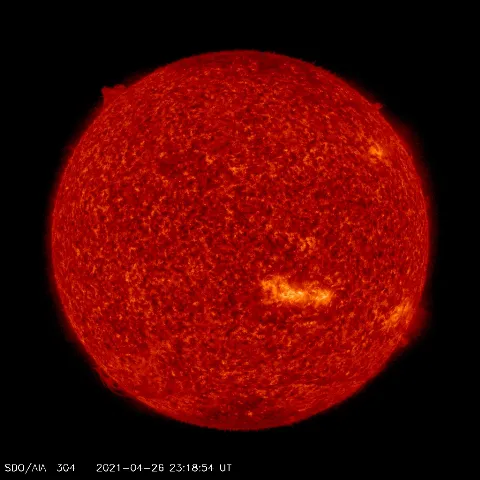 Image of Sun's transition region