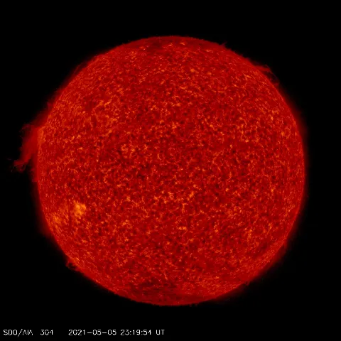 Image of Sun's transition region