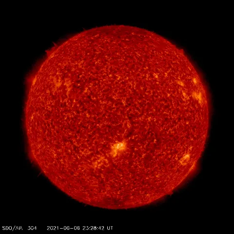 Image of Sun's transition region