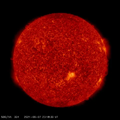 Image of Sun's transition region