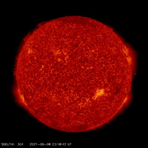 Image of Sun's transition region