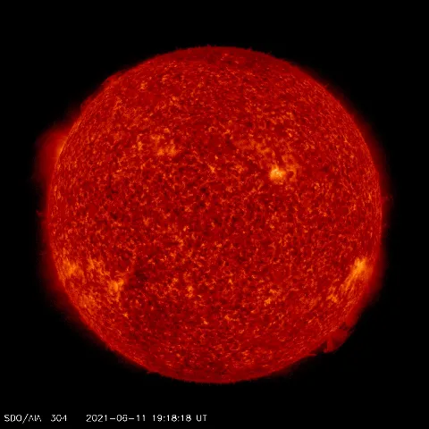 Image of Sun's transition region