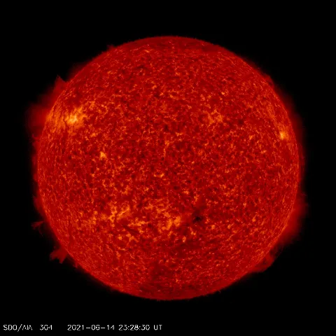 Image of Sun's transition region