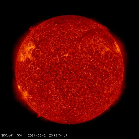 Image of Sun's transition region