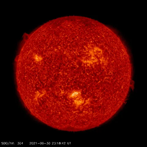 Image of Sun's transition region