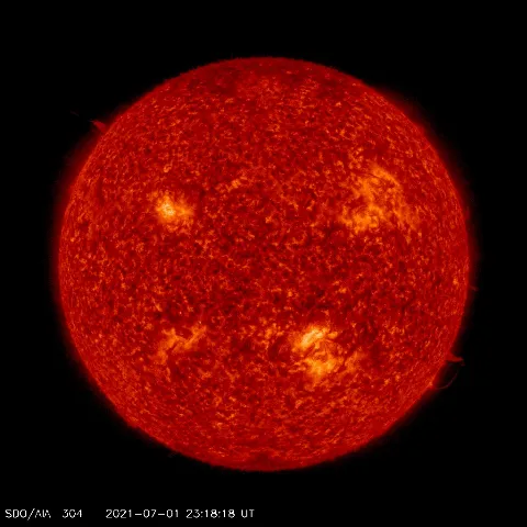 Image of Sun's transition region