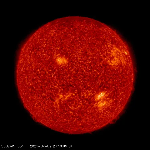 Image of Sun's transition region