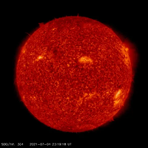 Image of Sun's transition region