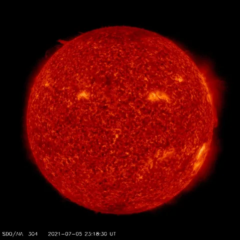 Image of Sun's transition region