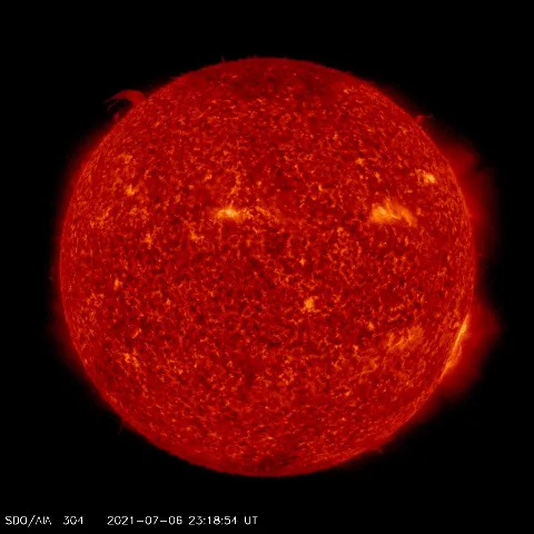 Image of Sun's transition region