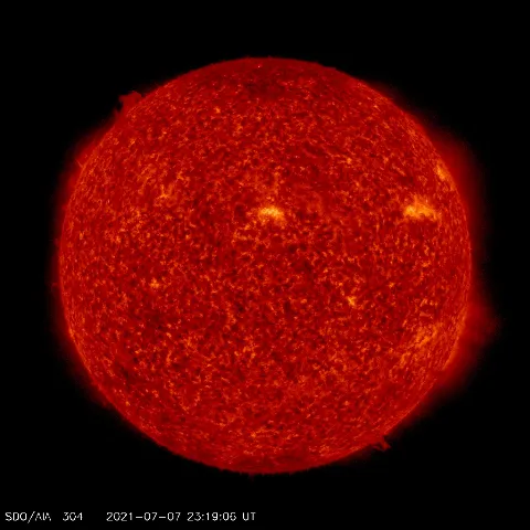 Image of Sun's transition region