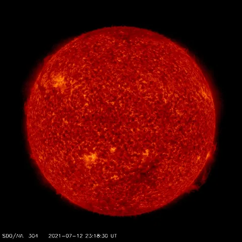 Image of Sun's transition region