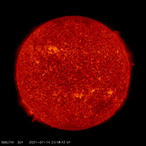 Image of Sun's transition region