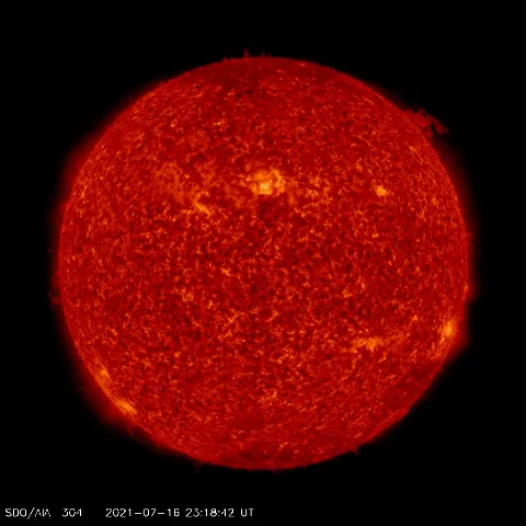 Image of Sun's transition region