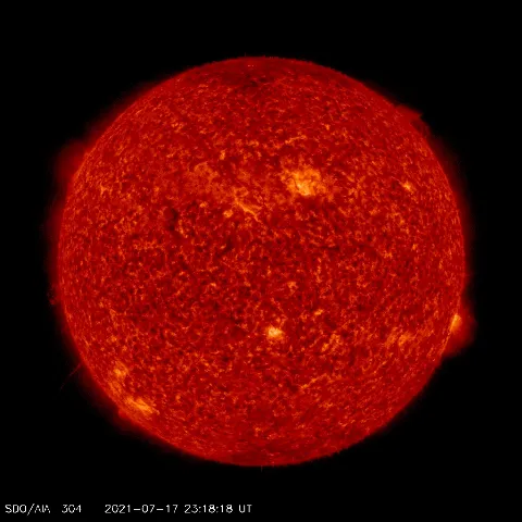 Image of Sun's transition region