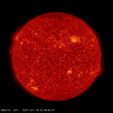 Image of Sun's transition region