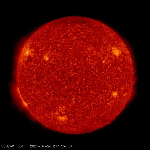 Image of Sun's transition region