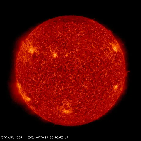 Image of Sun's transition region