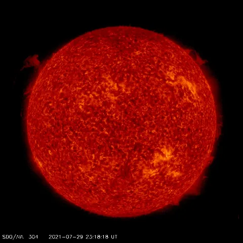 Image of Sun's transition region