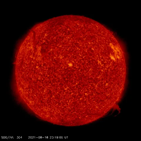 Image of Sun's transition region