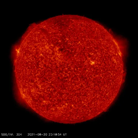 Image of Sun's transition region