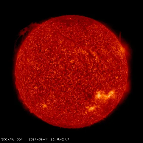 Image of Sun's transition region