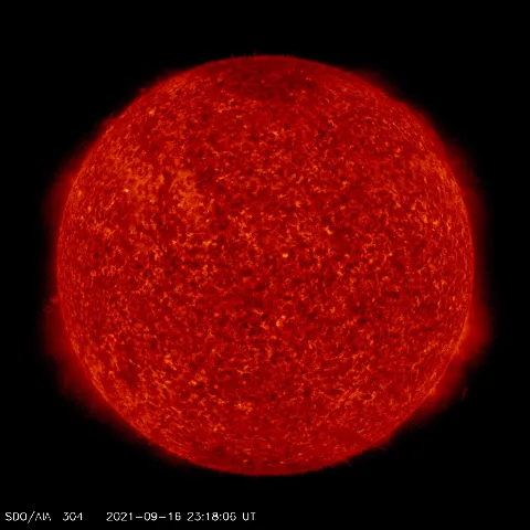 Image of Sun's transition region