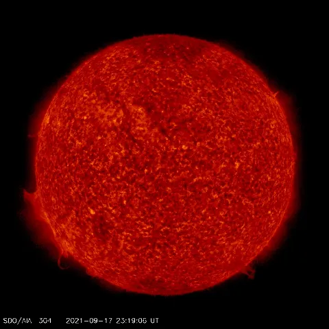 Image of Sun's transition region