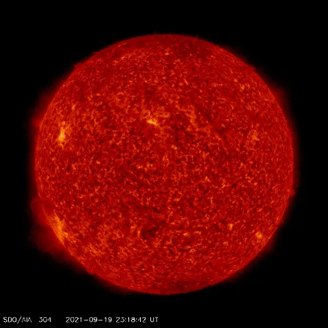 Image of Sun's transition region