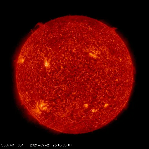 Image of Sun's transition region