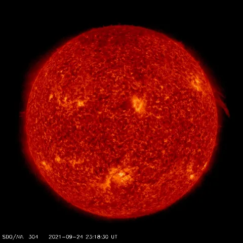 Image of Sun's transition region