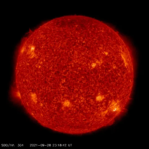 Image of Sun's transition region